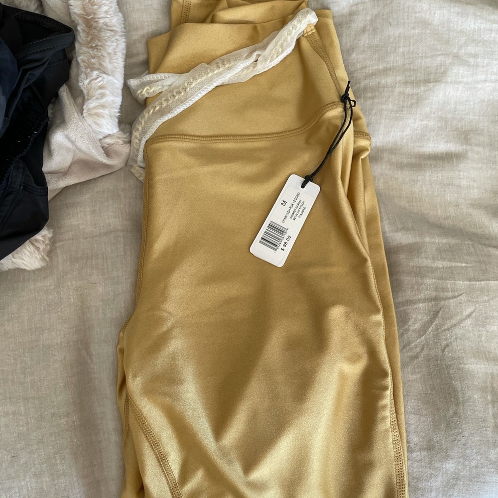 WEWOREWHAT
CHAIN HIGH RISE METALLIC LEGGINGS - Picture 4 of 4